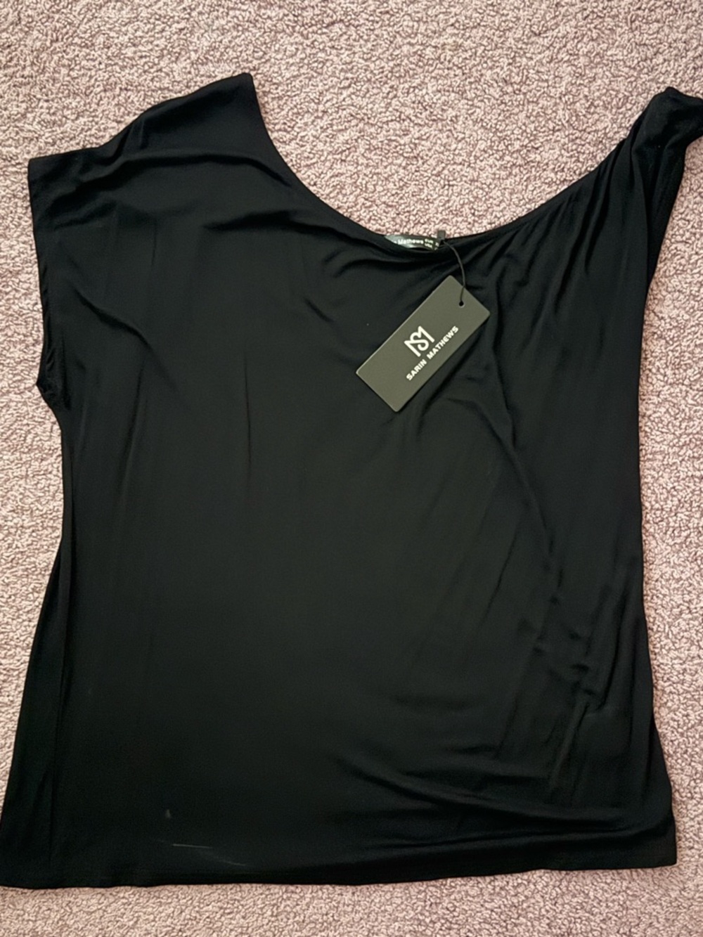 Sarin Mathews One-Shoulder Short Sleeve Tee - Picture 4 of 6